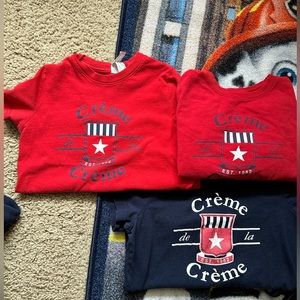 Creme de la Creme t-shirt lot
